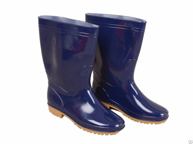 Wrb 1001 Blue Pvc Vinyl Men Best Rain Boots