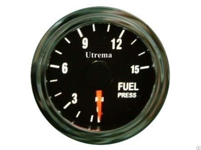 Utrema Auto Fuel Pressure Gauge Illuminated 52mm