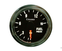 Utrema Auto Fuel Pressure Gauge Illuminated 52mm