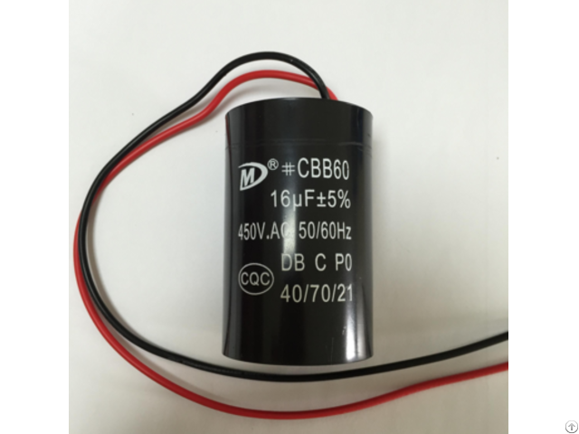 Hot Sales Cbb60 Motor Run Capacitor For Washing Machine