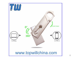 Metal Slim Usb 3 1 Type C Flash Drive Buckle Design Fast Delivery