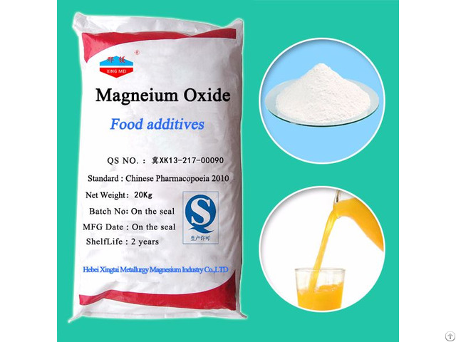 Magnesium Oxide Food Additives E530 Fccv