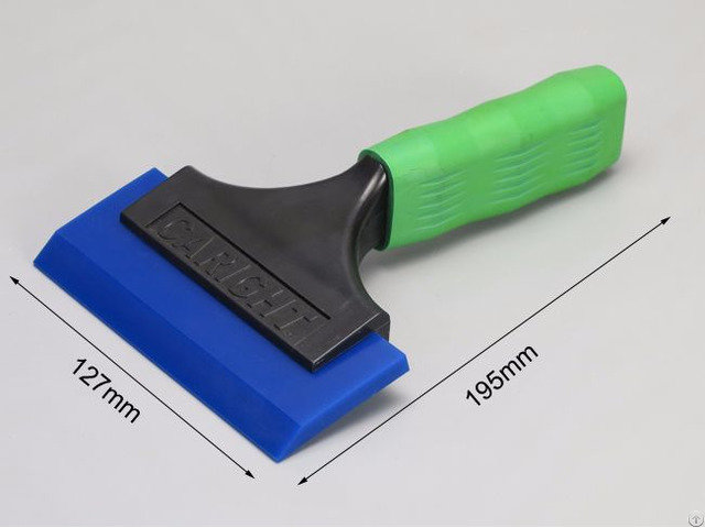 4 Inch I Beam Green Shorty Squeegee Glass Tinting Tool