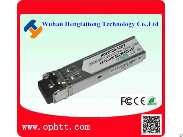 Cwdm Sfp 1 25g 1270nm 120km Fiber Optic Transceiver Module