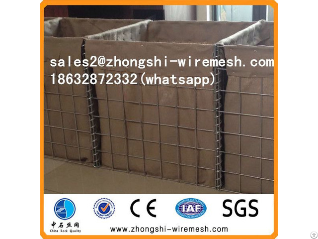 Defensive Hesco Barrier