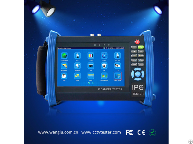 Hd Cvi Tvi Ahd Sdi Ip Camera Tester With 7 Inch Touch Screen