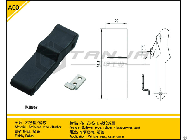 Tanja A00 Stainless Steel Rubber Toggle Latch Built In Type Vibration Resistant