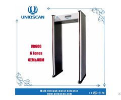 Good Price Security Check High Quality Equipment Walk Through Metal Detector 6 Basic Zones