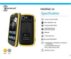 Kenxinda 4 0 Tri Proofing Smart Phone W5