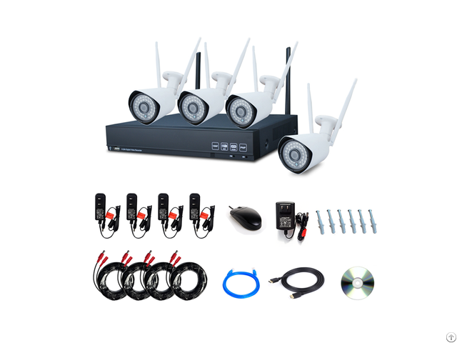 4ch 1080p Wireless Security System