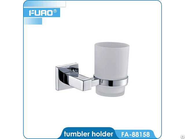 Wall Mounted Brass Tumbler Holder