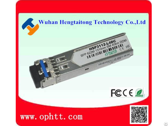 Sfp Duplex Lc 622m 1310nm 40km Fiber Optic Transceiver Module