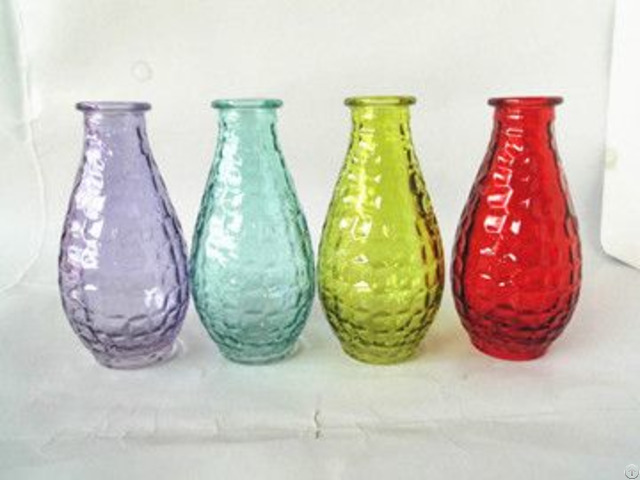 Glass Uneven And Colored Vase