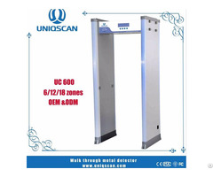 Security Check Good Quality Equipment Walk Through Metal Detector With 18 Zones