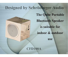 Qube Portable Bluetooth Speaker For Travel