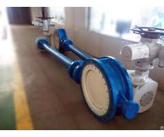 Electric Extended Stem Metal Sealing Butterfly Valve
