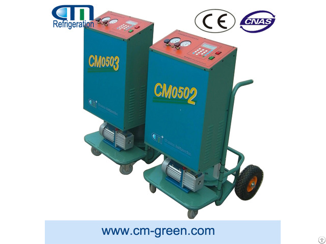 Cm05 Trolley Type Refrigerant Recovery Vacuum Recharge Machine