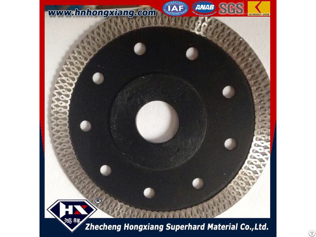 Cyclone Mesh Diamond Saw Blade For Ceramic With Flange