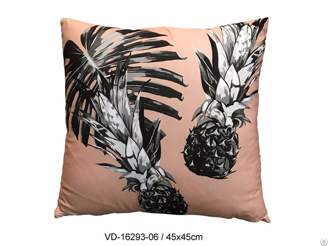 Pillow Cushion Decorative Fashion Home Accessories Tropical Pineapple Design In Pink