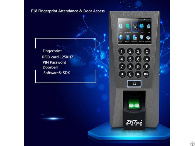 F18 Fingerprint Time Attendance Access Controller