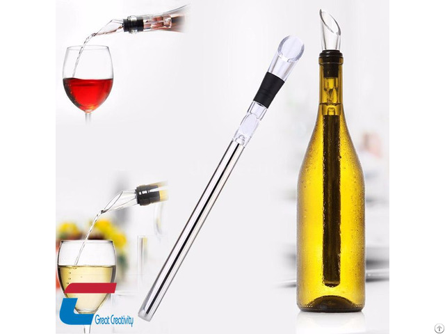 Bar Accessories Stick Wine Milk Cooler Chiller With Pourer