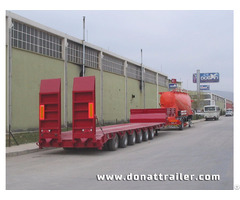 Lowbed Semi Trailer Red Colour