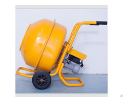 Hand Pushed Electric Driven Concrete Mixer Used In Small Construction Site