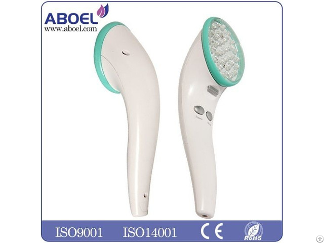 Abb303 Ultrasonic Face Massager Facial Cleaner Care Red 33 Led Photon Light Therapy