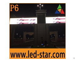 Outdoor P6 Led Display Screens Advertising Board
