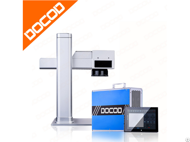 Docod Portable Mini2 Fiber Laser Marking Machine Good For Steel Aluminum Plastic Coated Materials