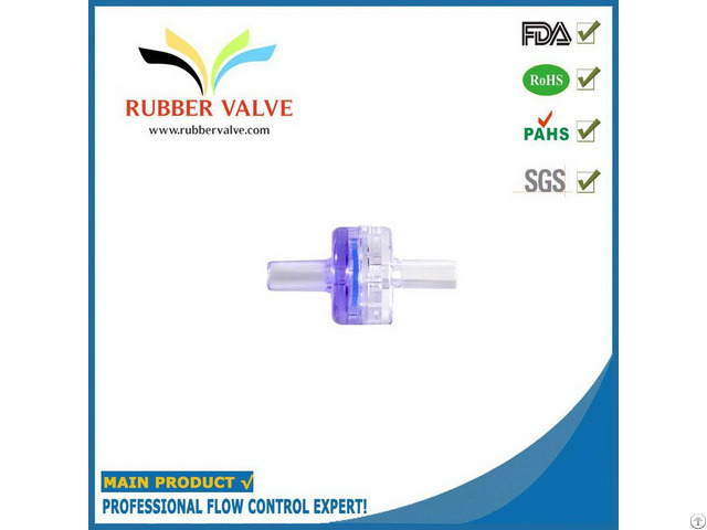 Mini Plastic Medical Air Check Valve For Blood Pressure Monitor