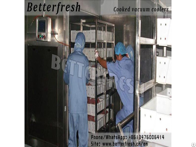Rapid Cooling Cooked Vacuum Cooler Refrigeration Machine To Increase Shelf Life