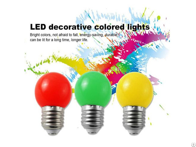 Zhejiang Color Pc Cover G45 E26 E27 Decorativesmart Smd Led Light Bulb