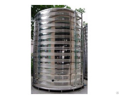 Cylindrical Stainless Steel Water Tank