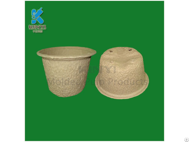 New Products Eco Friendly Molded Pulp Flower Pots