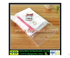 Clear Opp Resealable Transparent Adhesive Plastic Bags