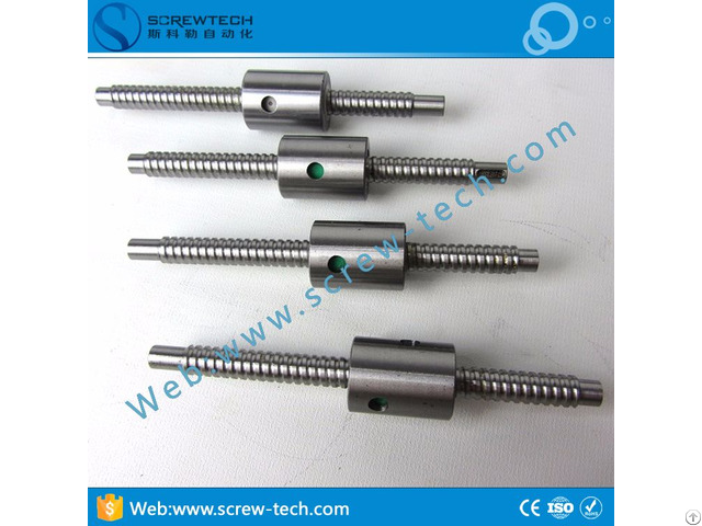 Customized Miniature Ball Screw 1003 With Backlash Nut