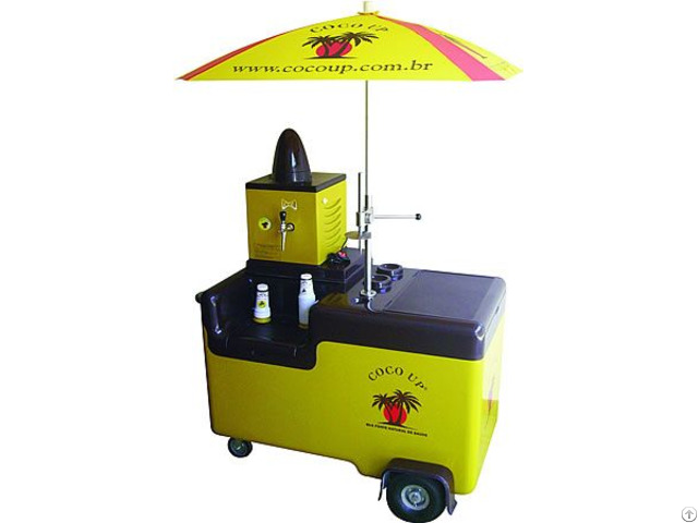 Professional Coconut Water Beverage Cart For Export