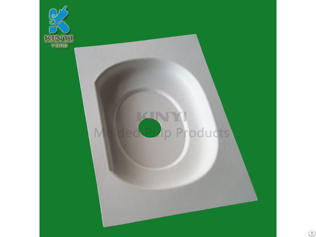 Customized Molded Paper Pulp Packaging Tray For Mouse And Other Electronic Products