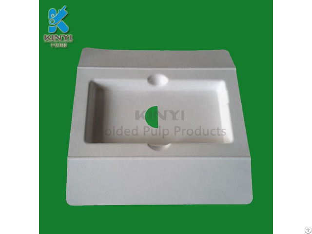 Earth Friendly Molded Paper Pulp Tablet Tray Packaging