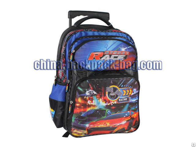 Race Car Kids Trolley Bags St 15sr04tr