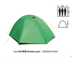 Green Waterproof Fabric Outdoor Camping Tent