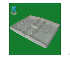 Biodegradable Paper Pulp Molded Protective Packaging Tray Inserts