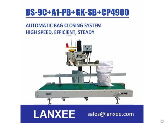 Lanxee Industrial Bag Closing Machine System