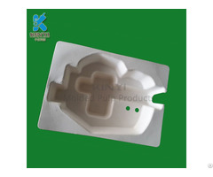 Biodegradable Bagasse Pulp Packaging Tray For Electronic