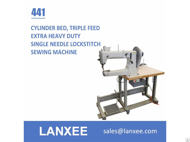 Lanxee 441 Single Needle Cylinder Bed Heavy Duty Sewing Machine