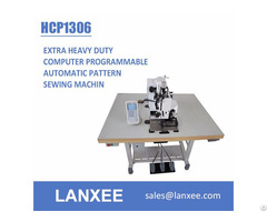 Lanxee Hcp Extra Heavy Duty Computer Programmable Automatic Pattern Sewing Machine
