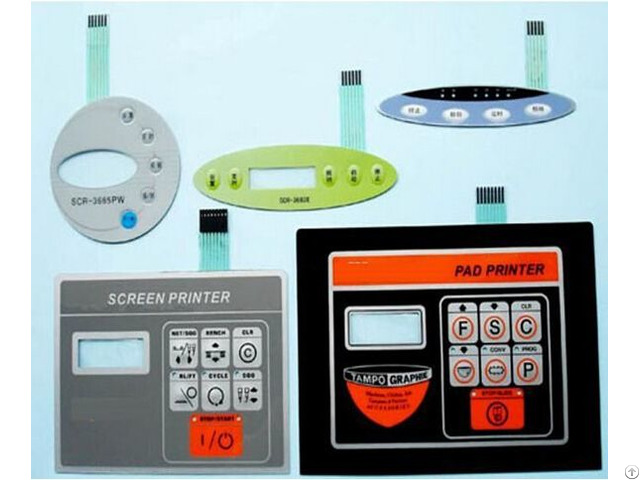 Customized Pvc Pc Pet Keypads Plastic Switch Panel