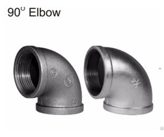 Factory Supply Galvanized 90 Degrees Elbow