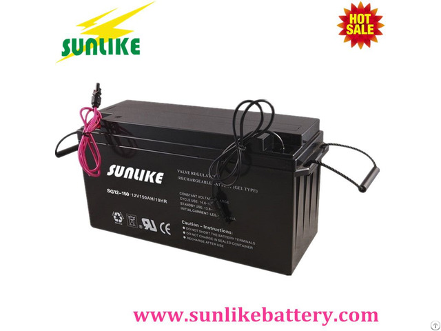 Deep Cycle Solar Gel Battery 12v120ah For Off Grid Power System